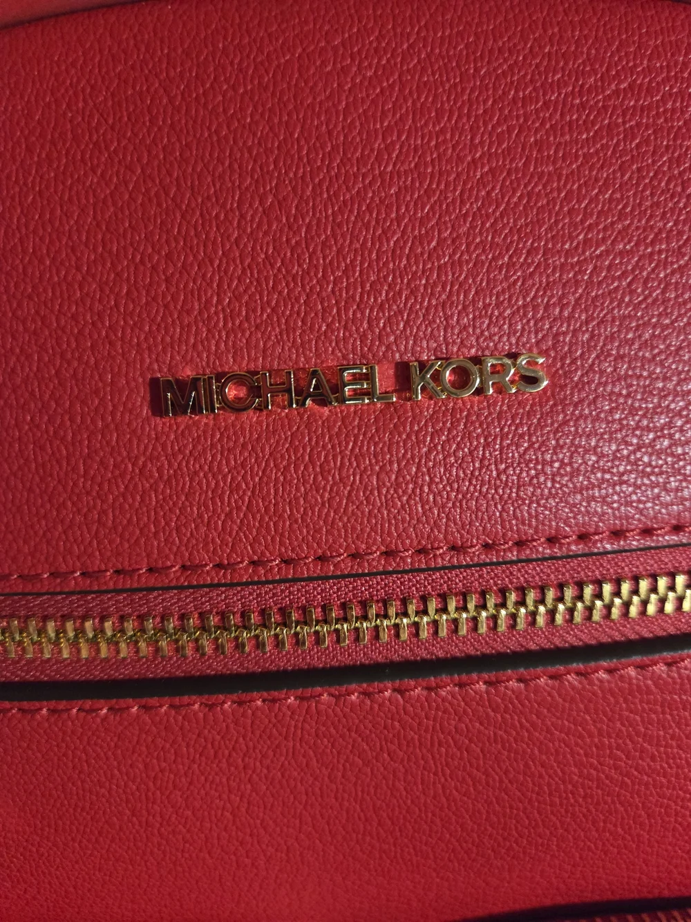 NWT Michael Kors Red Jet Set Backpack